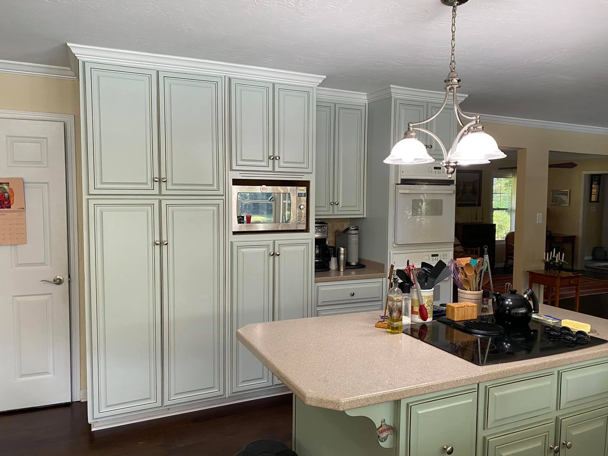 finished cabinets in kitchen 3